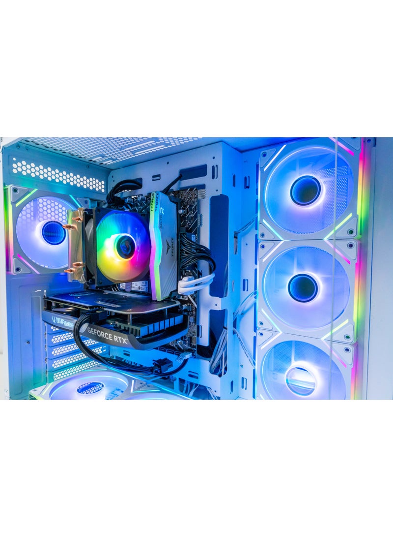 Setup Master Gaming PC With Intel Core i7-14700F Processor/16GB RAM/8GB NVIDIA GeForce RTX 5060 Graphics/1TB SSD/ Windows 11 Pro/ White  - Image 5