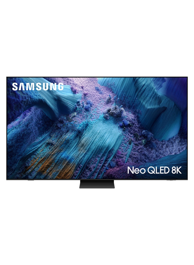 سامسونج 98 Inch Neo QLED TV, 8K, Mini LED, NQ8 AI Gen3 Processor, Supersize Picture Enhancer, Wireless One Connect, Glare Free, Vision AI Smart TV, QA98QN990FUXZN (2025 - UAE Version) QN990F Black - Image 1