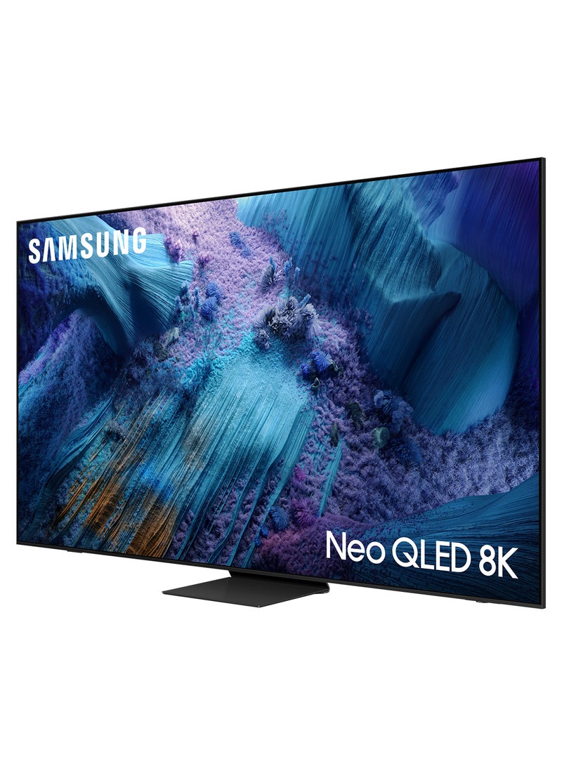 سامسونج 98 Inch Neo QLED TV, 8K, Mini LED, NQ8 AI Gen3 Processor, Supersize Picture Enhancer, Wireless One Connect, Glare Free, Vision AI Smart TV, QA98QN990FUXZN (2025 - UAE Version) QN990F Black - Image 2