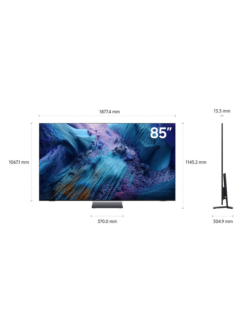 سامسونج 85 Inch Neo QLED TV, 8K, Mini LED, NQ8 AI Gen3 Processor, 8K AI Upscaling Pro, Wireless One Connect, Glare Free Vision AI Smart TV, QA85QN990FUXZN (2025 - UAE Version) QN990F Black - Image 3