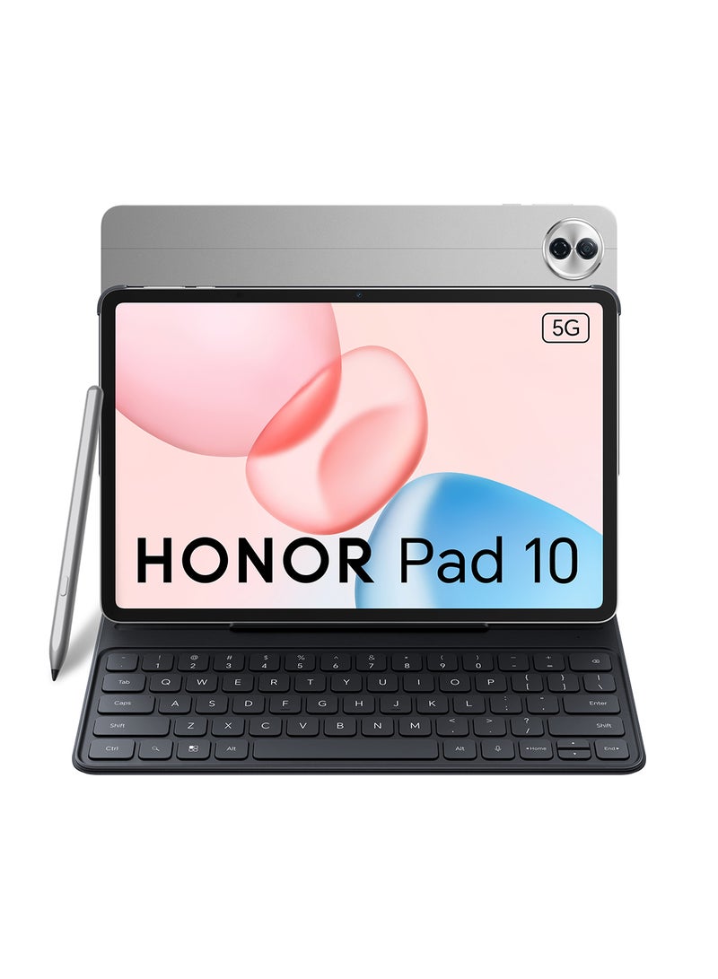 Honor Pad 10 Gray 5G 12.1 Inch Tablet 8GB RAM 256GB with Free Keyboard Case & Honor Choice Pencil - Middle East Version - Image 1