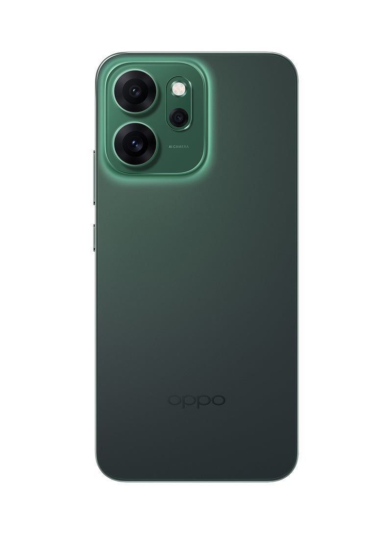 أوبو Reno14 F AI Phone Dual SIM 5G Green 12GB RAM 512GB + OPPO Enco Buds3Pro + 12 Month (Liquid + Screen Protection) Warranty - Middle East Version  - Image 2