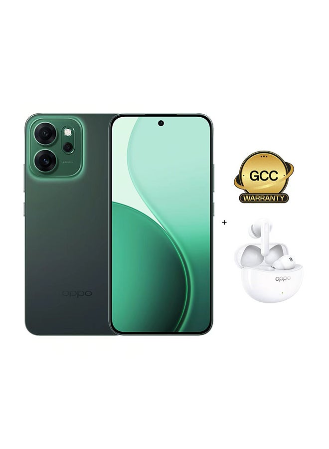 OPPO Reno14 F Dual SIM 5G Green 12GB RAM 512GB + OPPO Enco Buds3Pro - Middle East Version - Image 1