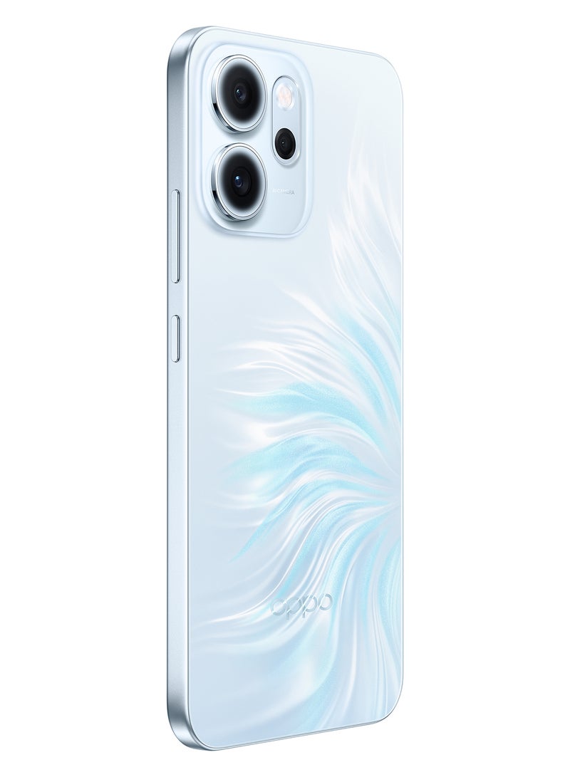 Reno14 F AI Phone Dual SIM 5G Opal Blue 12GB RAM 512GB + OPPO Enco Buds3Pro - Middle East Version