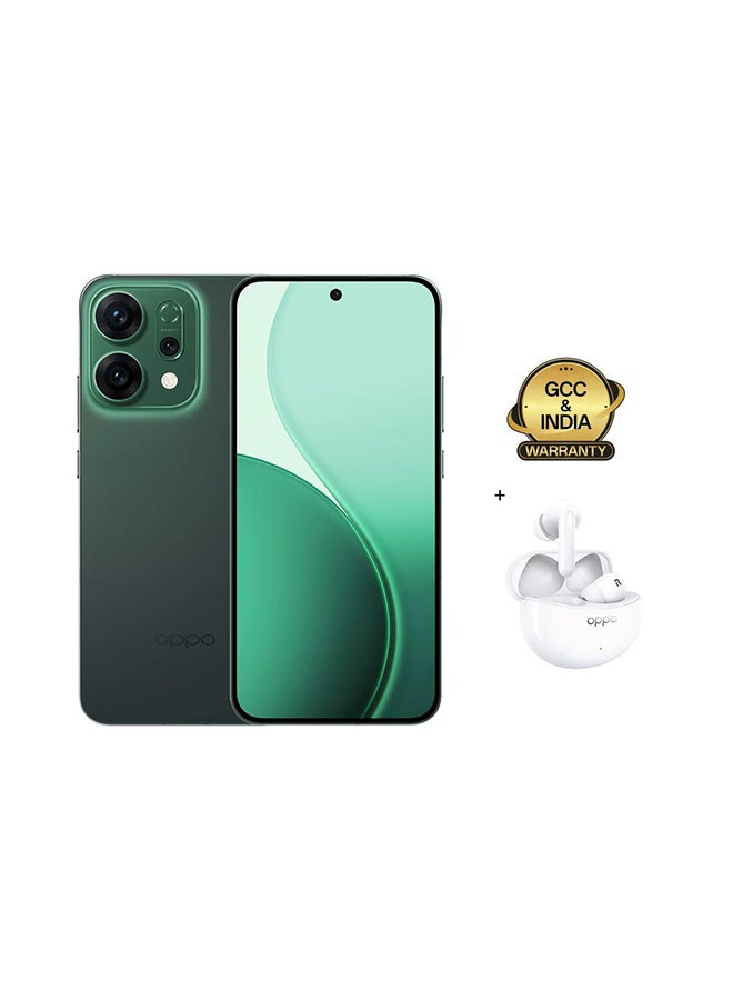 أوبو Reno14 Dual SIM 5G Green 12GB RAM 512GB + OPPO Enco Air4 - Middle East Version - Image 1