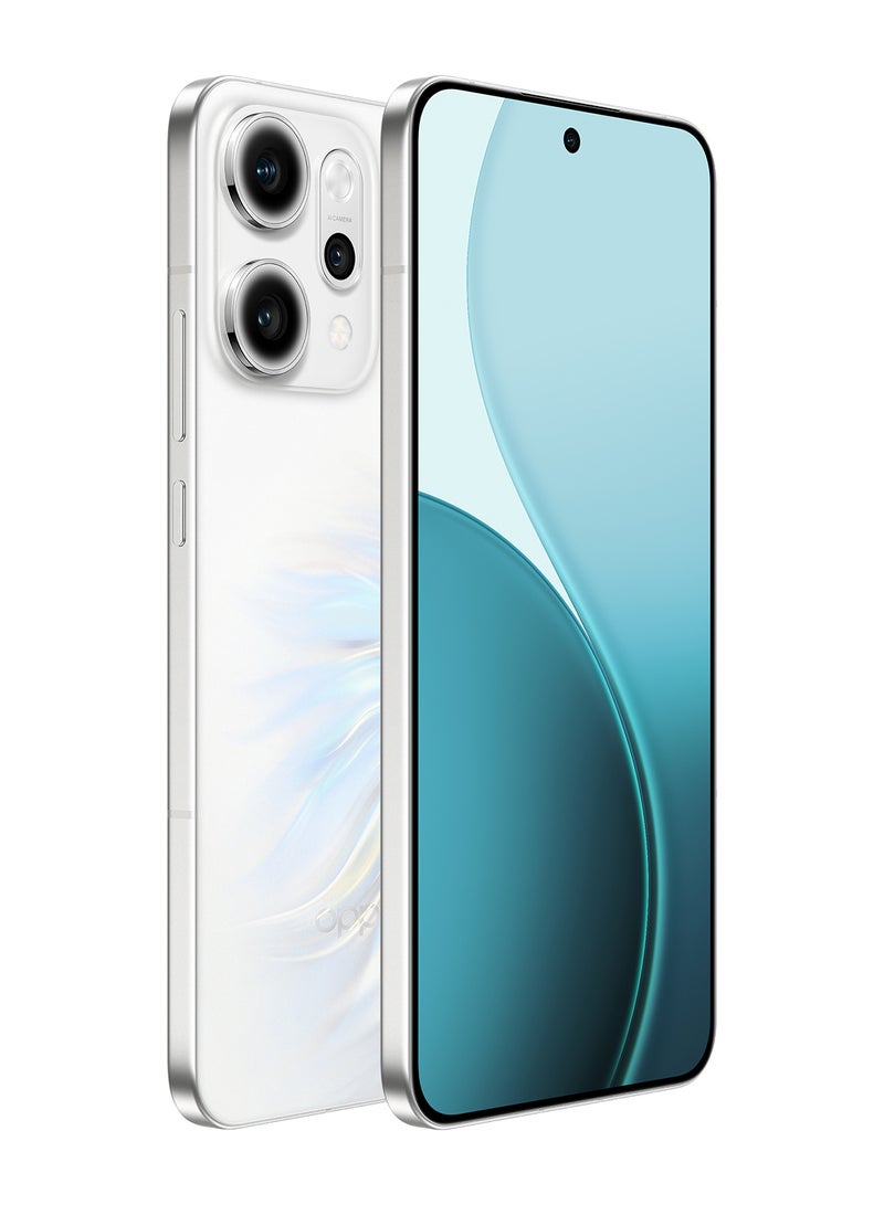 أوبو Reno14 Pro AI Phone Dual SIM 5G White 12GB RAM 512GB OPPO Enco Air4 + 12 Month (Liquid + Screen Protection) Warranty - Middle East Version  - Image 3