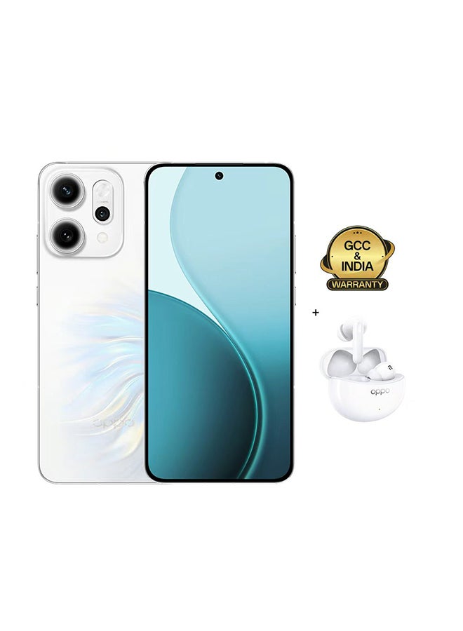 OPPO Reno14 Pro AI Phone Dual SIM White 5G 12GB RAM 512GB With OPPO Enco Air4 - Middle East Version - Image 1