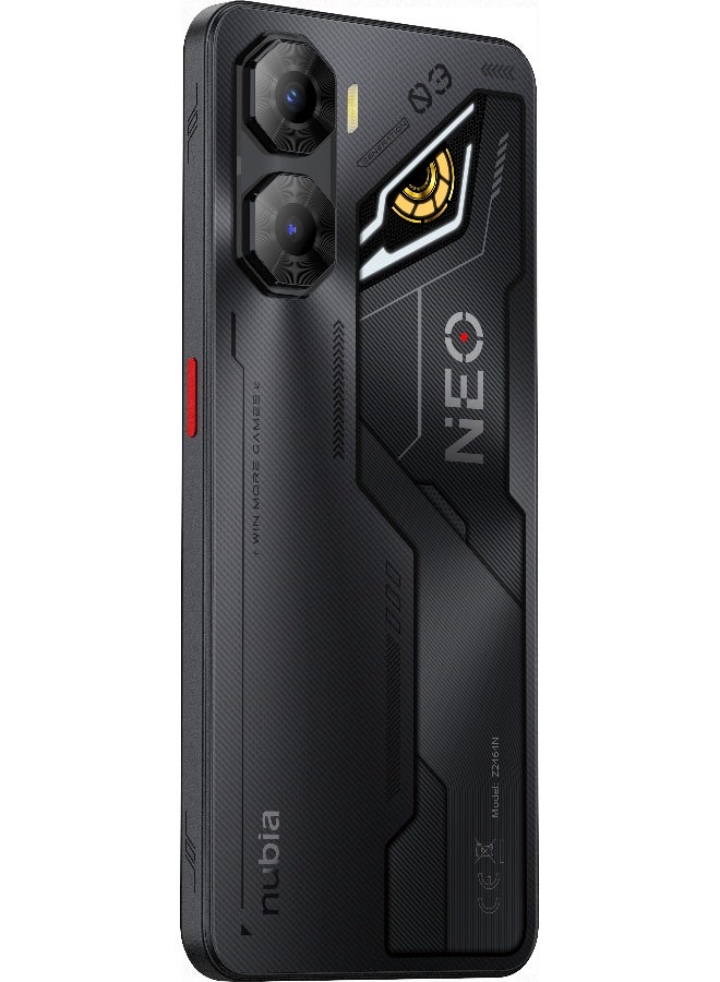 زد تي اي نوبيا نيو 3 8+12 جيجابايت رام 256 جيجابايت 5G + بطاقة هدايا فري فاير - اللون الأسود الظل - Image 3