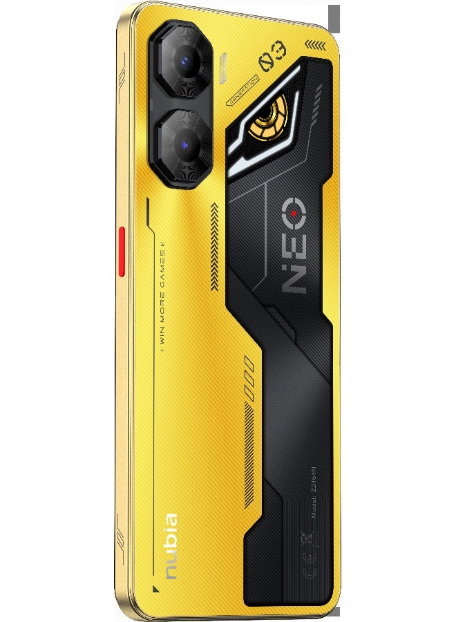 زد تي اي نوبيا نيو 3 8+12 جيجابايت رام 256 جيجابايت 5G + بطاقة هدايا فري فاير - لون ذهبي تيتانيوم - Image 4