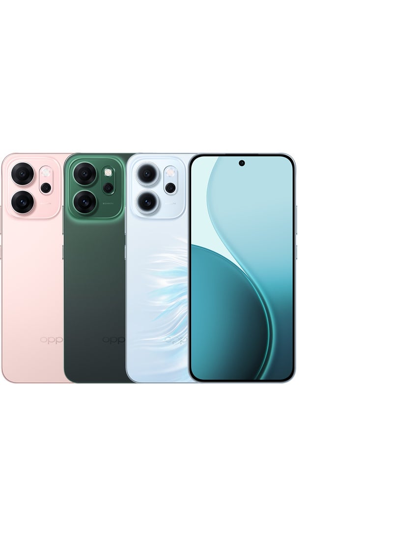 OPPO Reno 14F 5G 12GB RAM 256GB  Opal Blue - Middle East Version - Image 3