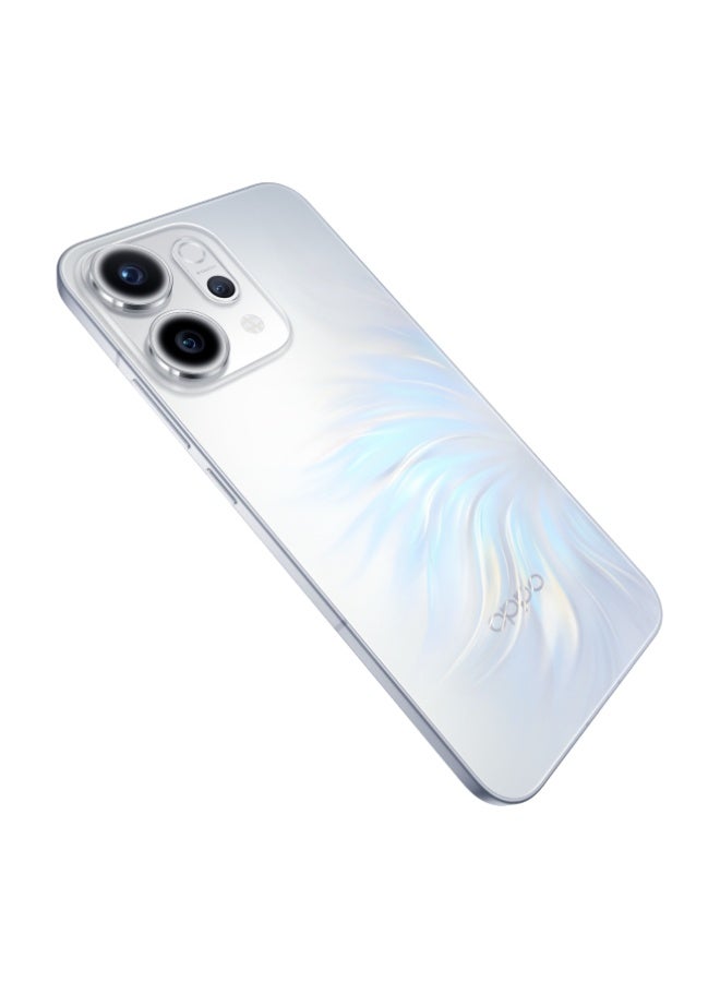 OPPO Reno 14 5G 12GB RAM 256GB  Opal White- Middle East Version  - Image 1