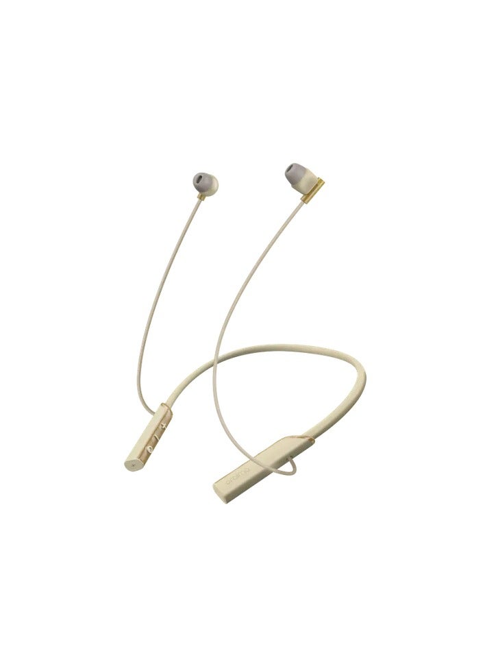 Oraimo Necklace Lite OEB-311 Bluetooth Neckband Wireless in Ear Earphones-GOLD LIGHT GOLD 
