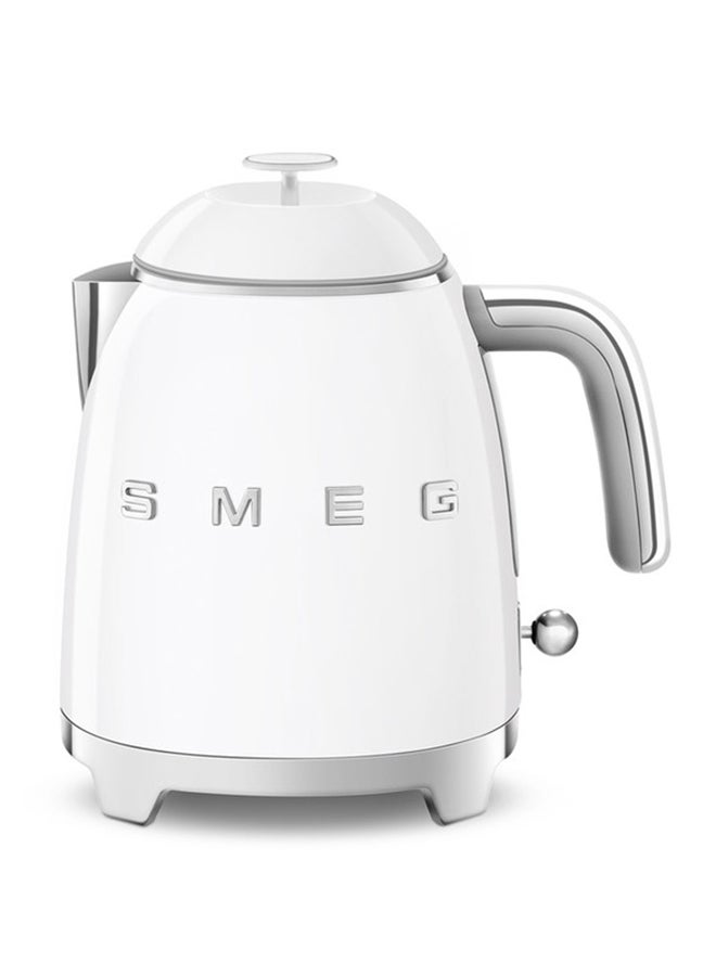 smeg Smeg 50's Retro Style Mini Electric Kettle - White KLF05WHAU 0.8 L 1400 W KLF05WHAU white - Image 1