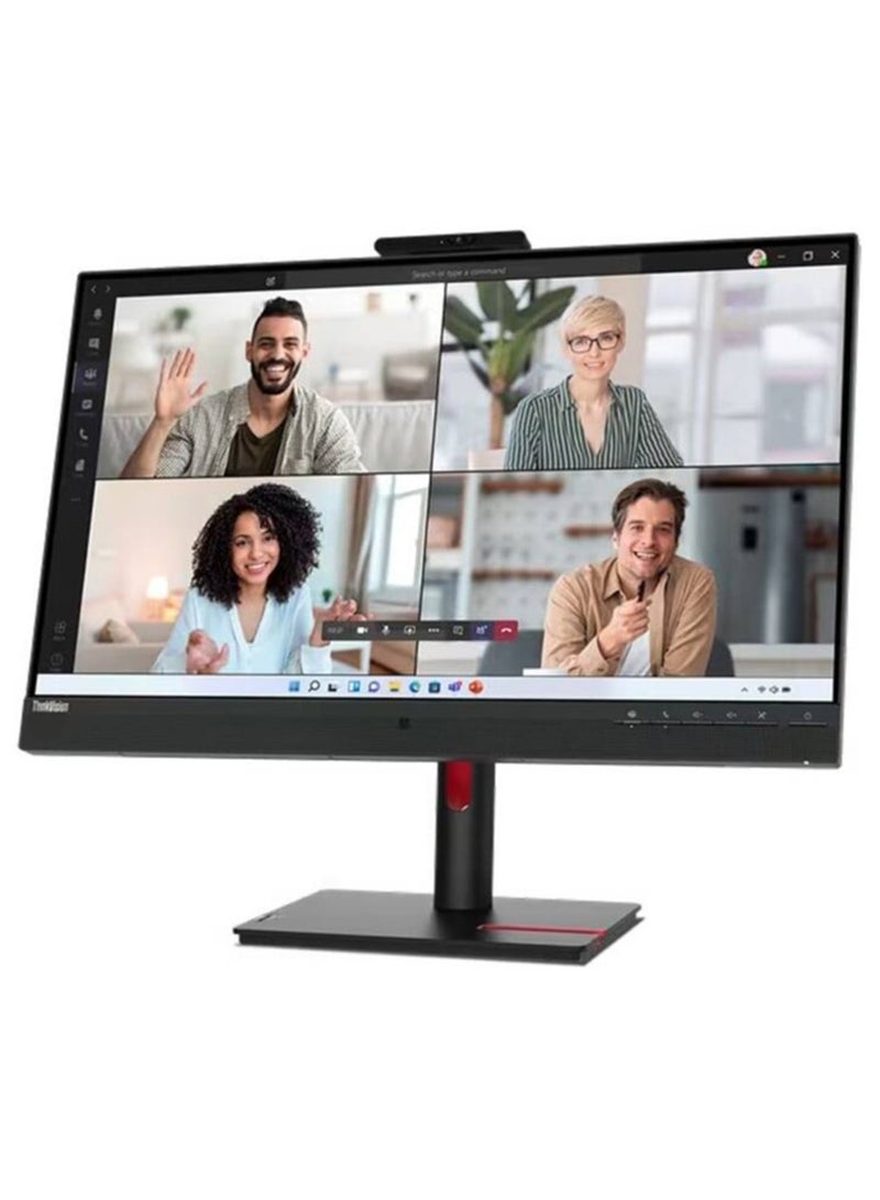 Lenovo ThinkVision T27hv‑30 Monitor, 27-Inch QHD IPS Display, 75 Hz Refresh Rate, 4 ms (Extreme Mode) Response Time, 16.7 M Colors, Built‑In 5 W × 2 Speakers | 63D6UAT3EU - Black - Image 3