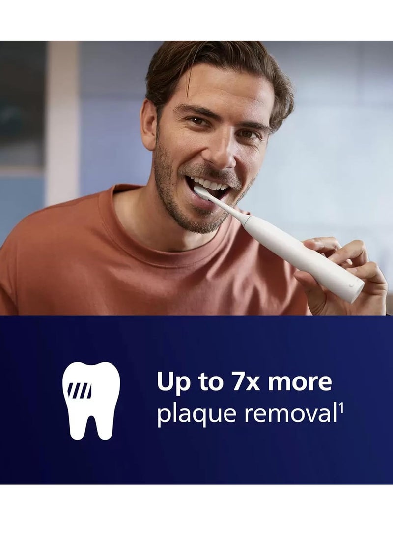 Philips Sonicare 5300 Electric Toothbrush HX7108/03 With Case + 2 Head, Next Generation Sonicare Technology - White - Image 2