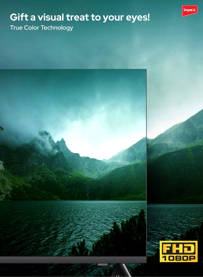 إمبكس تلفاز QLED ذكي 50 بوصة (أندرويد 14، تصميم بدون إطار، معالج رباعي النواة، 8 جيجابايت تخزين، 1 جيجابايت رام، منافذ HDMI و USB فائقة النحافة، لوحة A+، توفير الطاقة، زاوية عرض واسعة) - Image 5