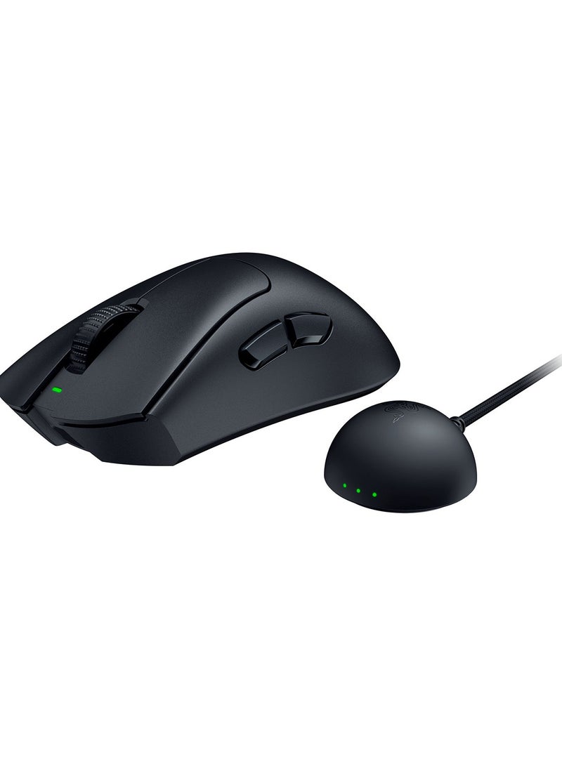 RAZER DeathAdder V4 Pro 56g Ultra-lightweight Wireless Ergonomic Esports Mouse: HyperSpeed Wireless Gen-2, Focus Pro 45K Optical Sensor Gen-2, 6 Programmable Buttons, Optical Switches Gen-4 - Black - Image 2
