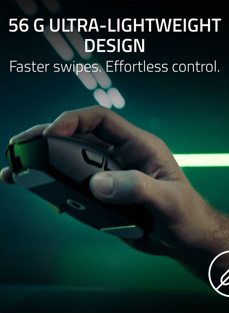 RAZER DeathAdder V4 Pro 56g Ultra-lightweight Wireless Ergonomic Esports Mouse: HyperSpeed Wireless Gen-2, Focus Pro 45K Optical Sensor Gen-2, 6 Programmable Buttons, Optical Switches Gen-4 - Black - Image 4