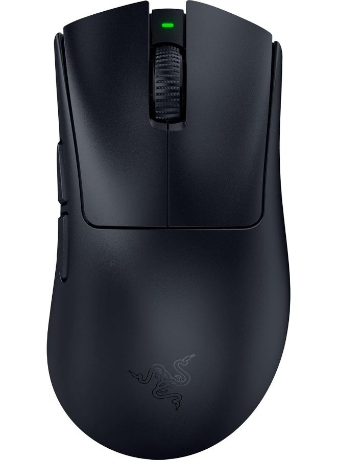 Razer DeathAdder V4 Pro 57g Ultra-lightweight Wireless Ergonomic Esports Mouse: HyperSpeed Wireless Gen-2, Focus Pro 45K Optical Sensor Gen-2, 6 Programmable Buttons, Optical Switches Gen-4 - White I RZ01-05330200-R3G1 - Image 1