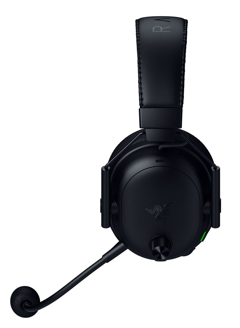 RAZER BlackShark V3 Pro Wireless ANC Gaming Headset for PC: Full Band Mic - 50mm Drivers - 2.4 GHz, Bluetooth, USB, 3.5mm - Works with Mac, PS5, Nintendo Switch, Smartphone - 70 Hr Battery - Black - Image 3