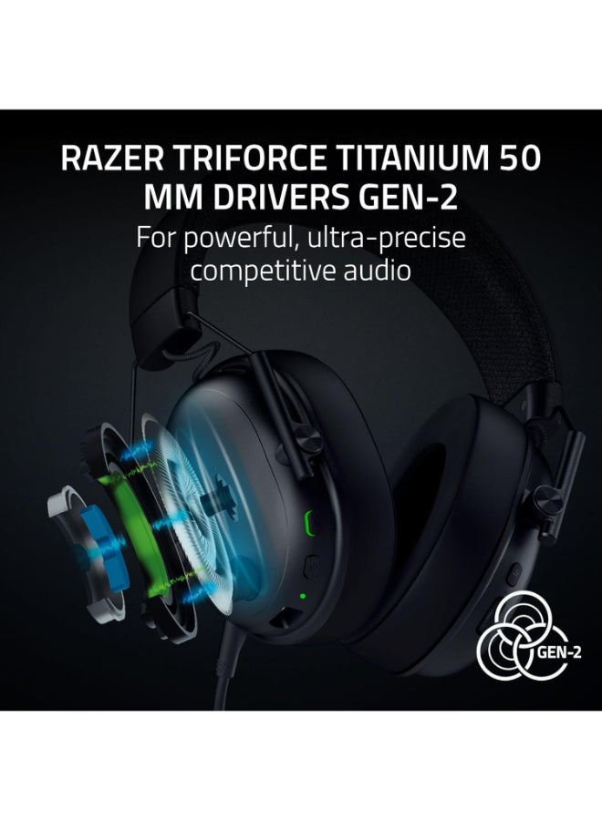 Razer BlackShark V3 Pro Wireless ANC Gaming Headset for PC: Full Band Mic - 50mm Drivers - 2.4 GHz, Bluetooth, USB, 3.5mm - Works with Mac, PS5, Nintendo Switch, Smartphone - 70 Hr Battery - Black I RZ04-05400100-R3U1 - Image 4
