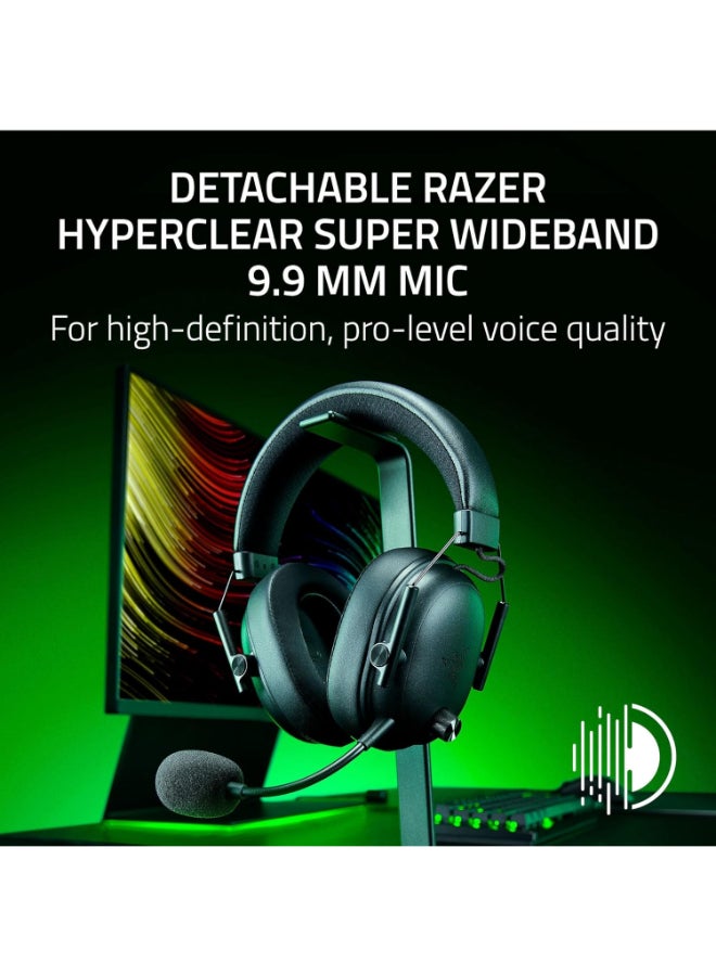 Razer BlackShark V3 Pro Wireless ANC Gaming Headset for PC: Full Band Mic - 50mm Drivers - 2.4 GHz, Bluetooth, USB, 3.5mm - Works with Mac, PS5, Nintendo Switch, Smartphone - 70 Hr Battery - Black I RZ04-05400100-R3U1 - Image 5
