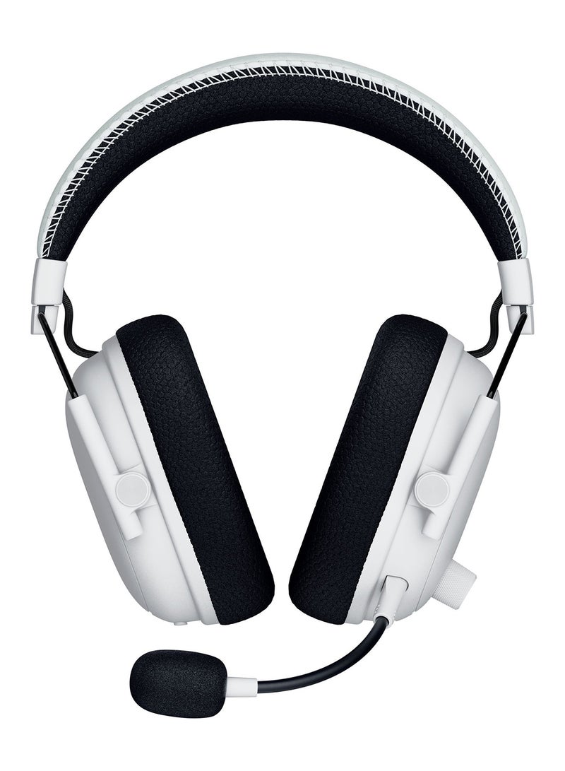 RAZER BlackShark V3 Pro Wireless ANC Gaming Headset for PC: Full Band Mic - 50mm Drivers - 2.4 GHz, Bluetooth, USB, 3.5mm - Works with Mac, PS5, Nintendo Switch, Smartphone - 70 Hr Battery - White - Image 2