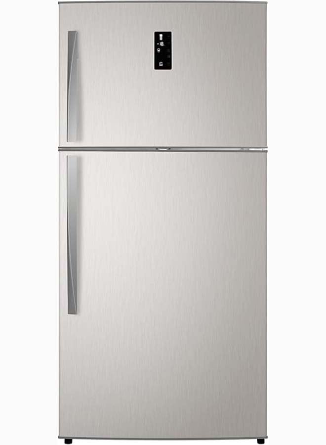 GREE 389L, Double door, Top mount, Intelligent Inverter Compressor, Electronic Temperature Control-GRF-575SSID- Silver GRF-575SSID Grey - Image 1