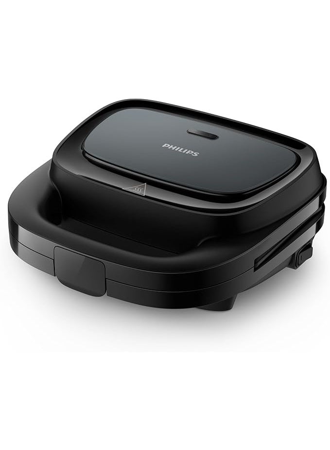 فيليبس Philips Sandwich Maker - 750W, Nonstick Plates, On/Off Switch, Black - HD2330/90 750 W HD2300/90 black - Image 4