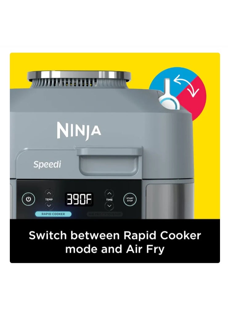 نينجا Ninja Speedi 10-in-1 Rapid Cooker & Air Fryer - ON401 5.7 L 1760 W ON401 GREY - Image 2