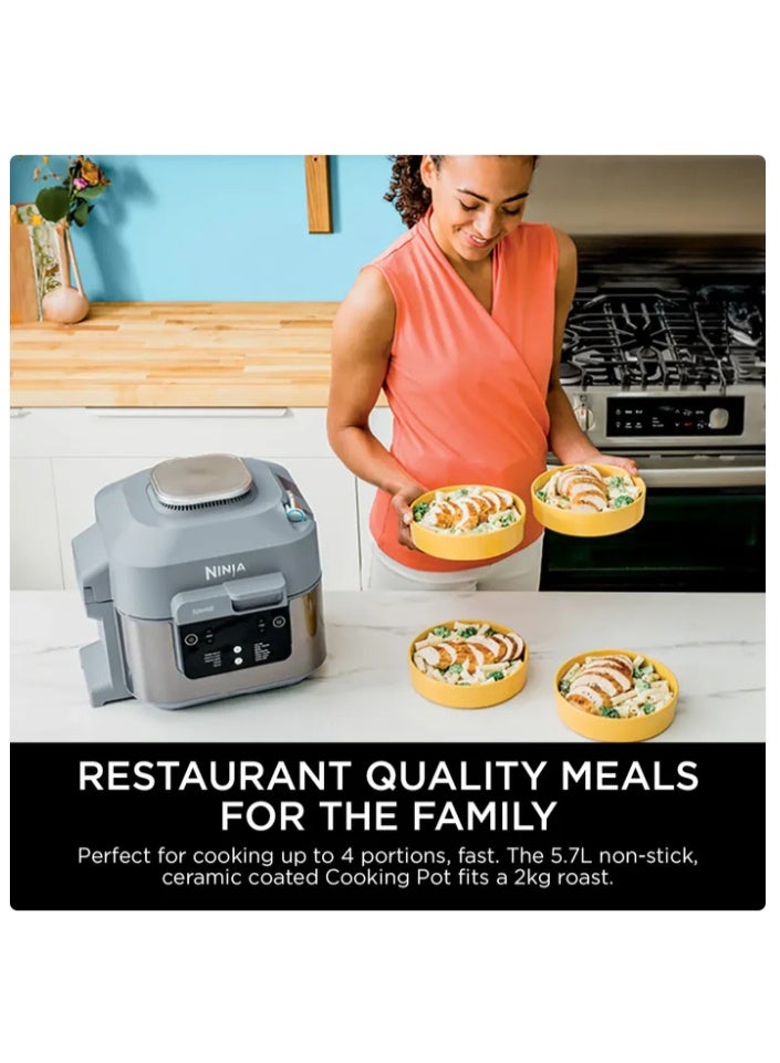 نينجا Ninja Speedi 10-in-1 Rapid Cooker & Air Fryer - ON401 5.7 L 1760 W ON401 GREY - Image 3