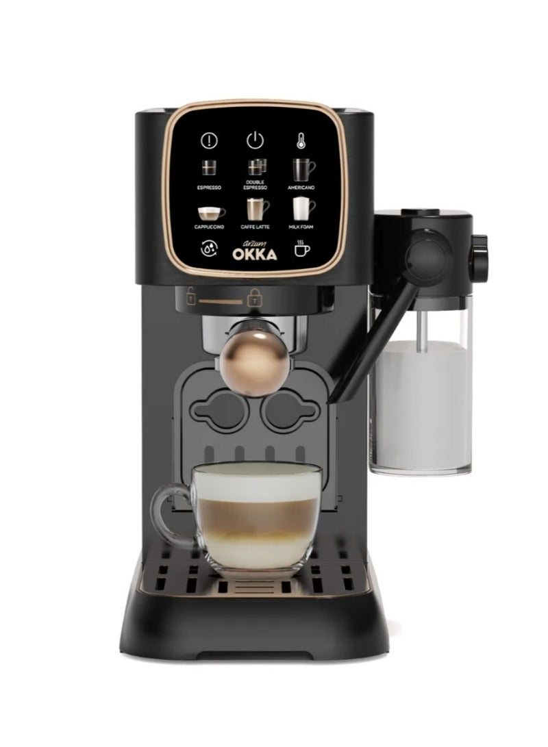أرزوم آلة إسبريسو أوكا شبه أوتوماتيكية – (مع حليب مدمج) - Image 5