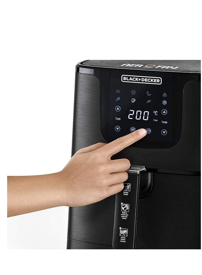 بلاك اند ديكر Digital Air Fryer 5.8 L 1700 W AF7010-B5 Black - Image 2