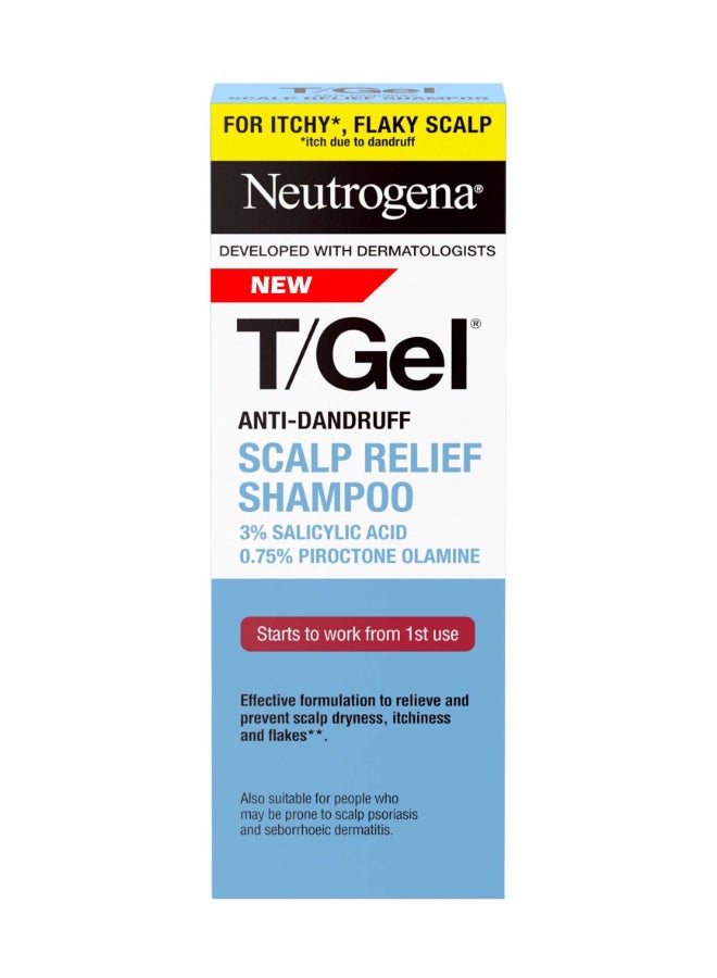 Neutrogena T/Gel Therapeutic Anti Dandruff Shampoo For Treats Itchy And Flaky Scalp Skin 250ml  - Image 1