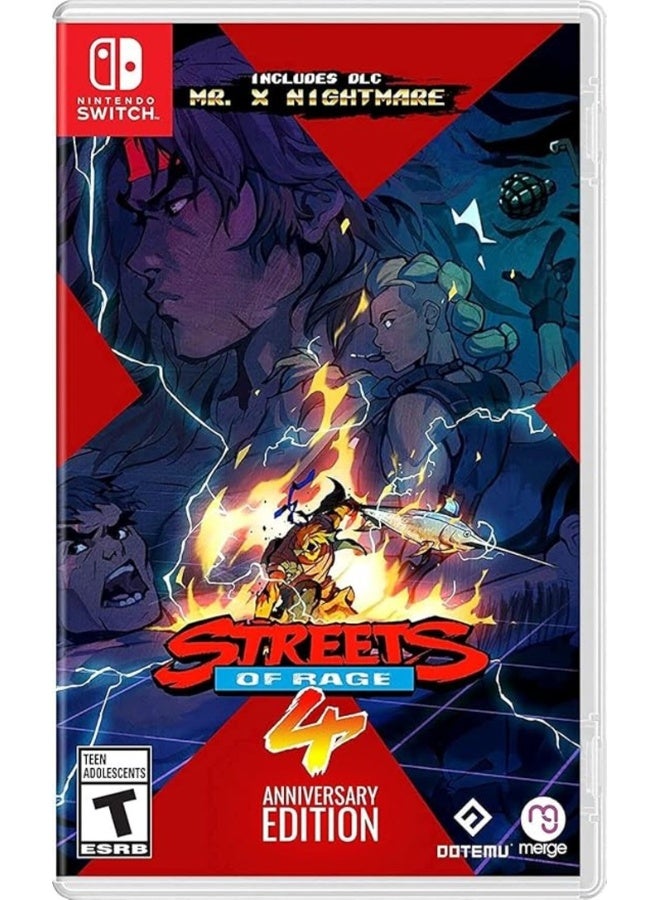 نينتندو Streets of Rage 4 - Anniversary Edition - Nintendo Switch