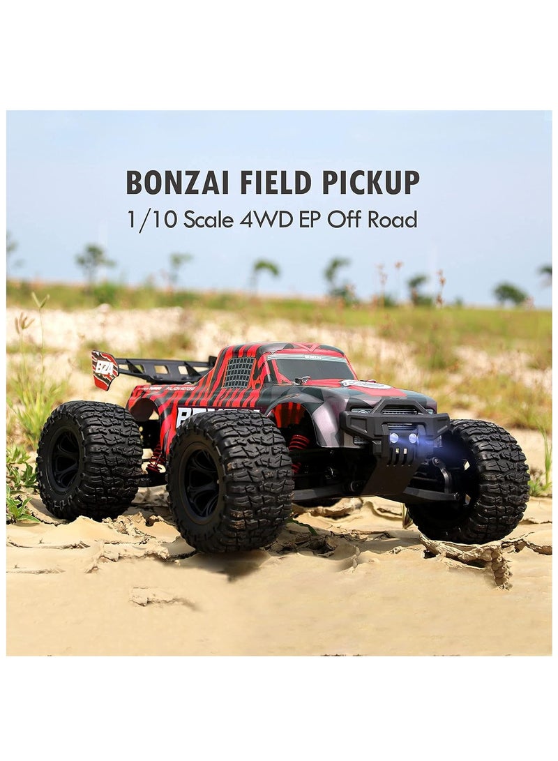 MYTOYS Bonzai RC Truck 1:12 Scale Remote Control Car - 48+KM/h High Speed 4x4 Off Road Monster Trucks Hobby Grade with 1500mAh Rechargeable Battery, LED Headlight All Terrain High Speed RC Car - Image 5