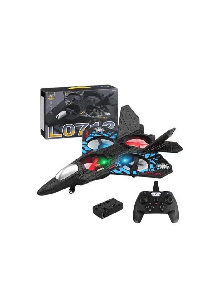 MYTOYS RC Aeroplane 2.4GHz Remote Control L0712 Quadcopter Floating Fighter Plane – RTF Airplane Toy with Colored Lights and USB Charging, Ideal for Beginners, Kids, and Adults - Image 2