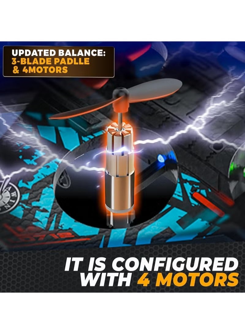 MYTOYS RC Aeroplane 2.4GHz Remote Control L0712 Quadcopter Floating Fighter Plane – RTF Airplane Toy with Colored Lights and USB Charging, Ideal for Beginners, Kids, and Adults - Image 5