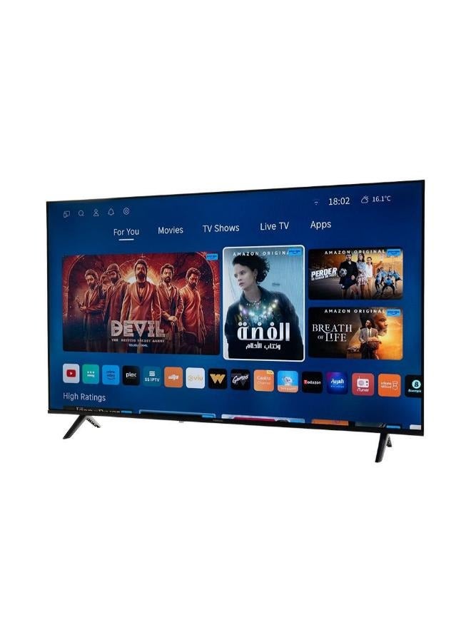 TORNADO 4K Smart Frameless DLED TV 58 Inch 58US4600E 58US4600E black