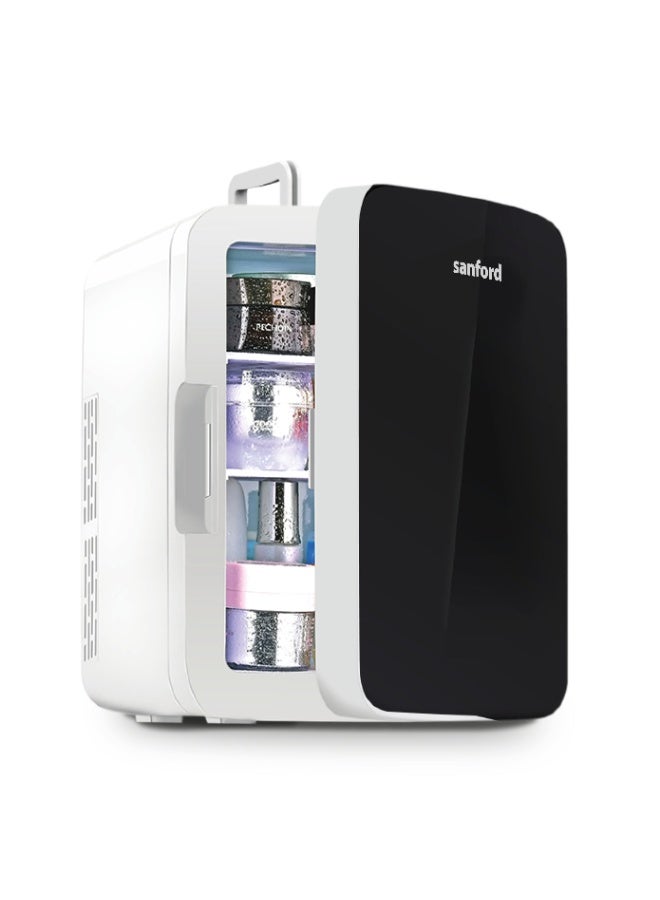Sanford 2-in-1 Mini Refrigerator 10L Capacity, Cool & Warm Functions, Portable with Handle & Car Adaptor Support, Your Powerful Companion for Home, Office & Travel 10 L SF1715MRF White - Image 2