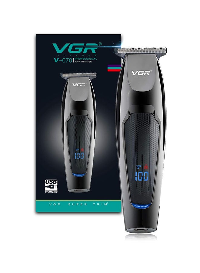 في جي آر مقص شعر احترافي VGR V-070 وقت التشغيل: 120 دقيقة مقص للرجال (أسود) - Image 1