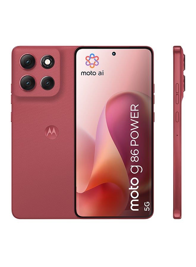 Motorola Moto G86 Power Dual SIM PANTONE Chrysanthemum 8+16GB RAM  512GB 5G - Middle East Version - Image 2