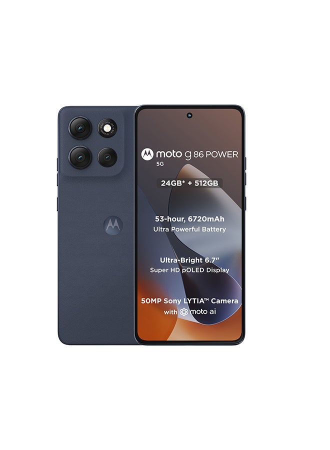 Motorola Moto G86 Power Dual SIM PANTONE Spellbound 8GB RAM 512GB 5G - Middle East Version - Image 1