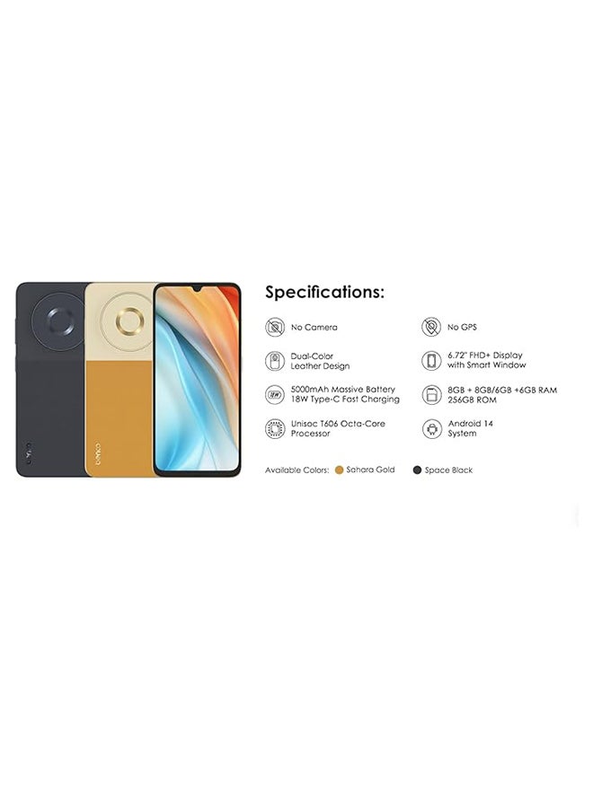 benco V92s 4G No Camera No GPS Space Black 6+6GB RAM 256GB 4G No Camera No GPS - Middle East Version - Image 2