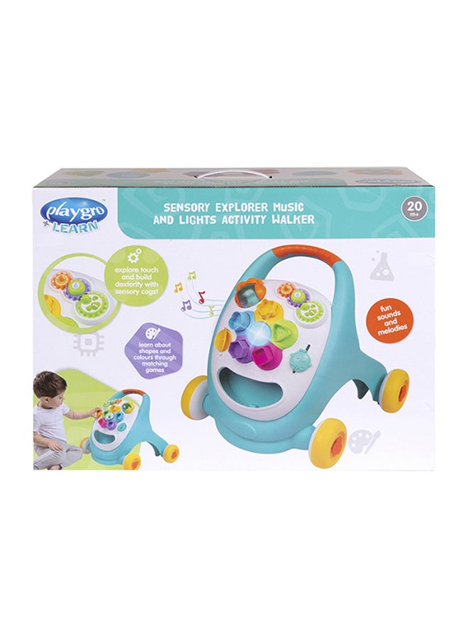 playgro Sensory Explorer Music and Lights 8+ Activity Walker – Engaging Baby Toy For Development and Sensory Play, Learning Toys 6-12 Months, Educational Present for 1 Year Old, Push Walker Gift With Wheels for Infant Boys Girls - Image 5