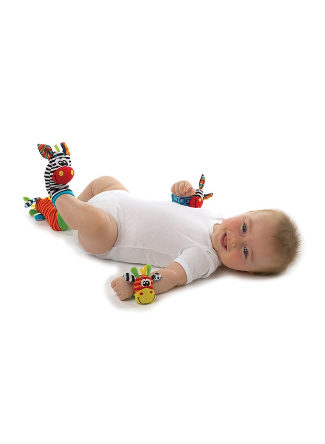 بلاي غرو Wrist Rattle and Foot Finder Set - Engaging Developmental Toys for Babies 0-12 Months with Adorable Jungle Friends - Baby's First Rattle Socks & Hand Entertainment, an Ideal Baby Kicking Toy - Image 2