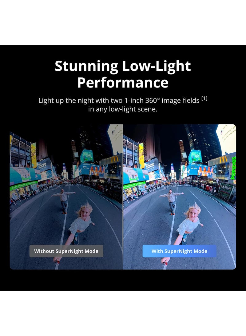 dji Osmo 360 Standard Combo, 360 Camera With 1-Inch 360° Imaging, Native 8K 360° Video, 4K/120fps & 170° Boost Video,120MP 360° Photo, 100-Min 8K Recording, Waterproof, Action Camera for Sports, Vlog - Image 3