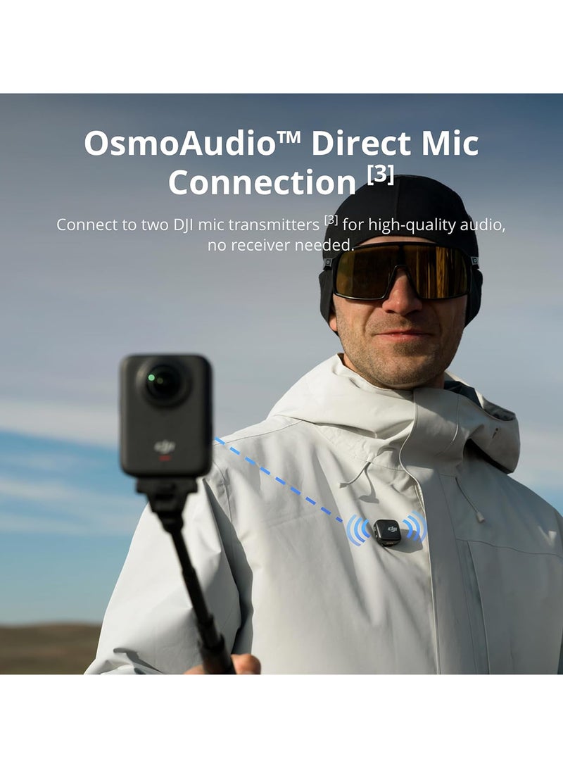 dji Osmo 360 Standard Combo, 360 Camera With 1-Inch 360° Imaging, Native 8K 360° Video, 4K/120fps & 170° Boost Video,120MP 360° Photo, 100-Min 8K Recording, Waterproof, Action Camera for Sports, Vlog - Image 5