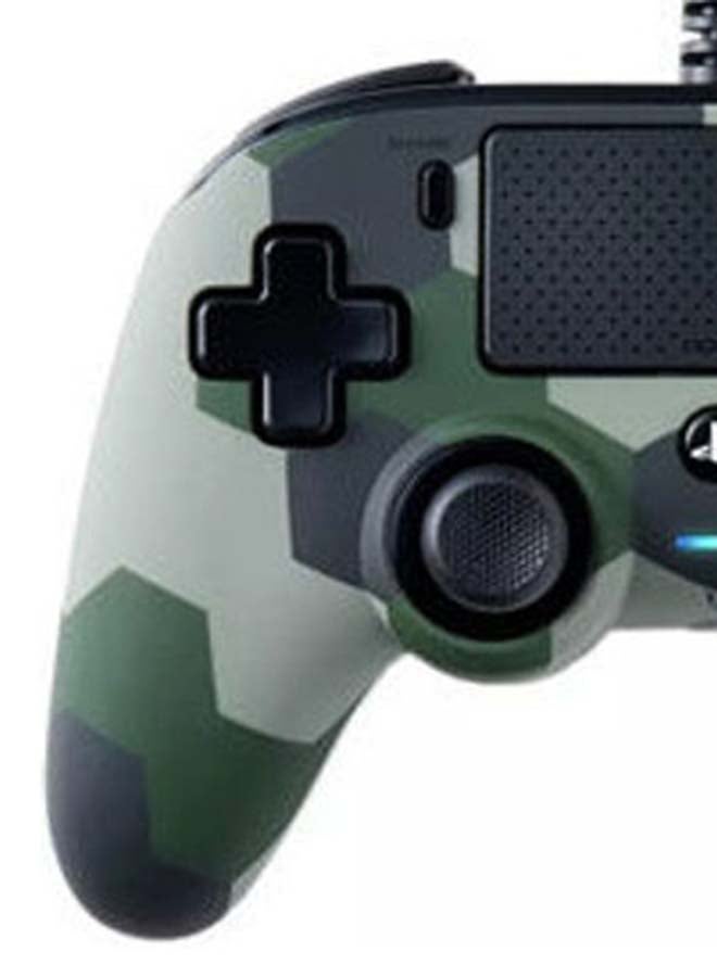 ناكون Renewed - Wired Compact Controller for PlayStation 4 - Camo Green - Image 5