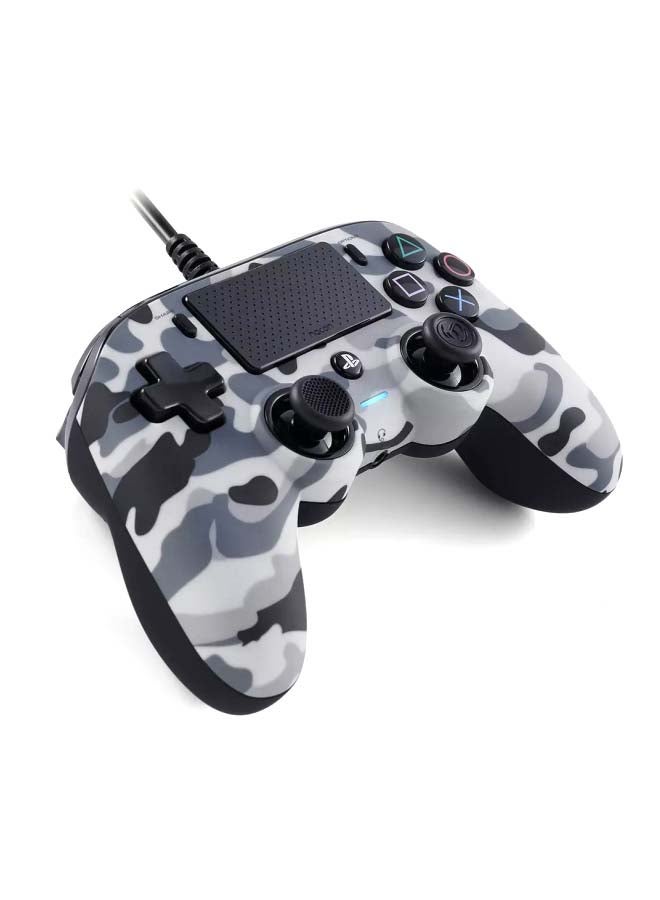 nacon Renewed - Wired Compact Controller For PlayStation 4 Camo Grey - Image 3